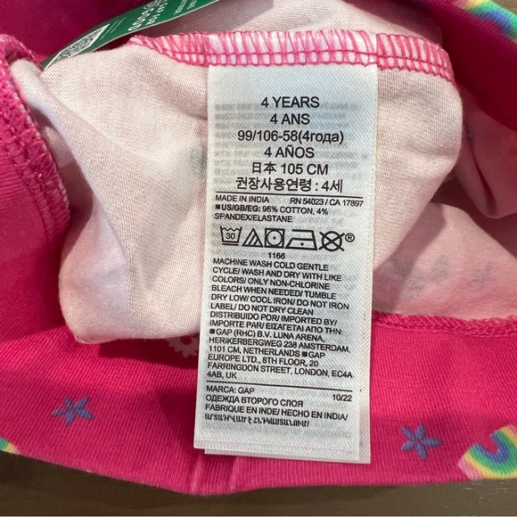 Baby Gap Minnie Mouse Rainbow Flowers Set NWT - Picture 11 of 12